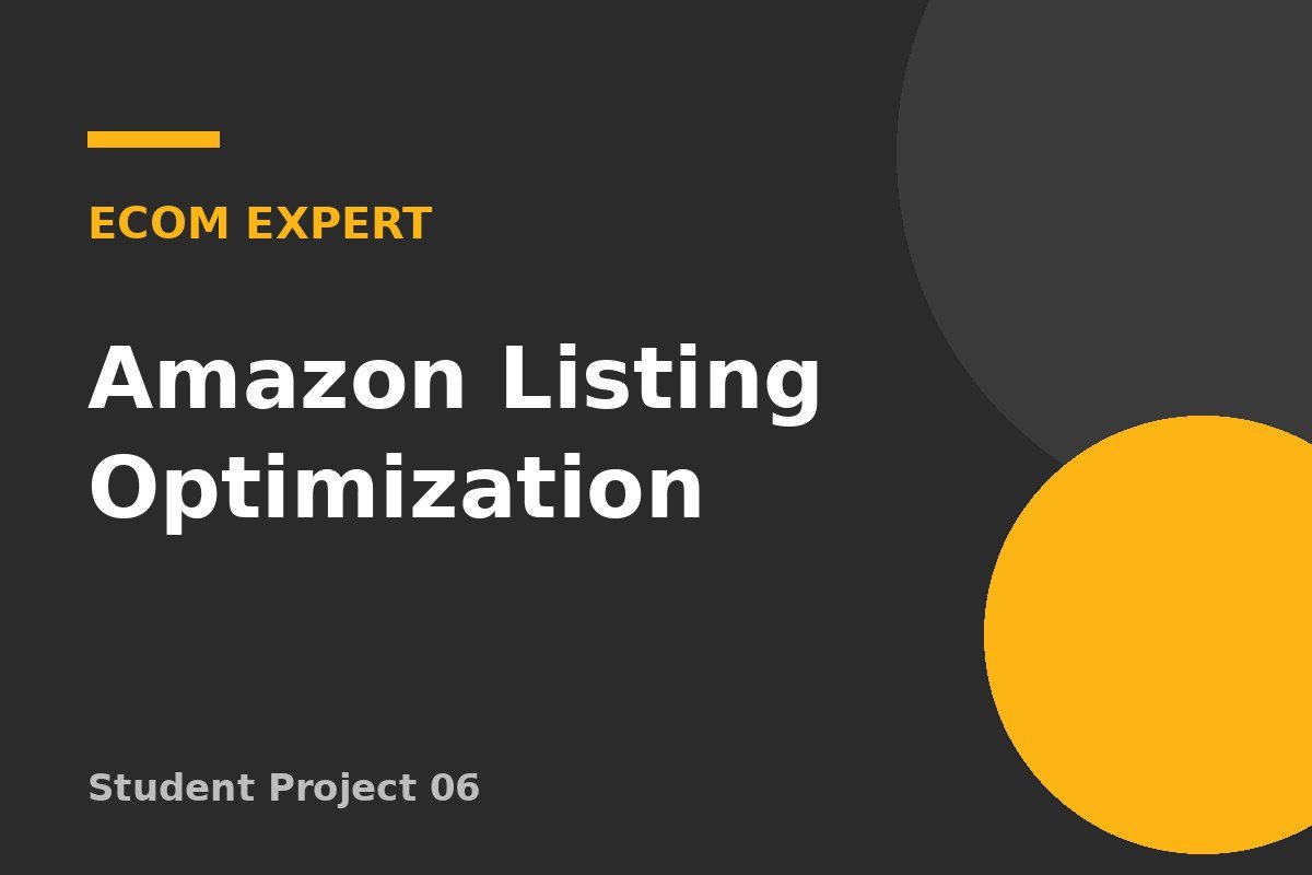 Amazon Listing Optimization
